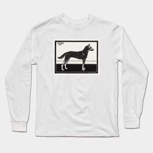 Dog (1917) by Julie de Graag (1877-1924) Long Sleeve T-Shirt